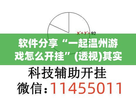 软件分享“一起温州游戏怎么开挂”(透视)其实确实有挂