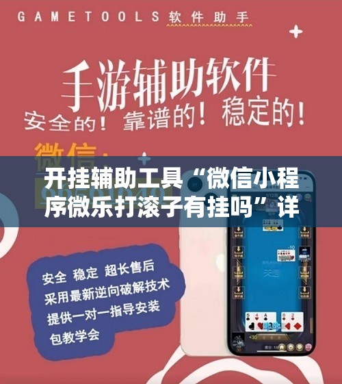 开挂辅助工具“微信小程序微乐打滚子有挂吗”详细外挂透视辅助软件教程