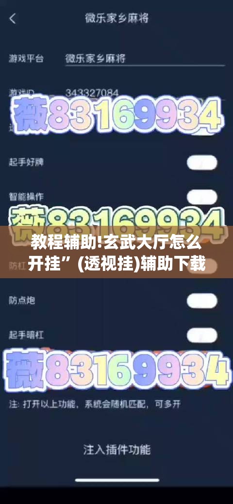 教程辅助!玄武大厅怎么开挂”(透视挂)辅助下载教程