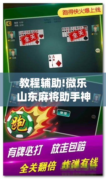 教程辅助!微乐山东麻将助手神器”(透视)其实确实有挂