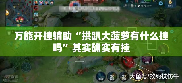 万能开挂辅助“拱趴大菠萝有什么挂吗	”其实确实有挂