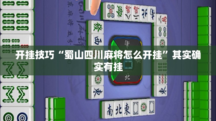 开挂技巧“蜀山四川麻将怎么开挂”其实确实有挂