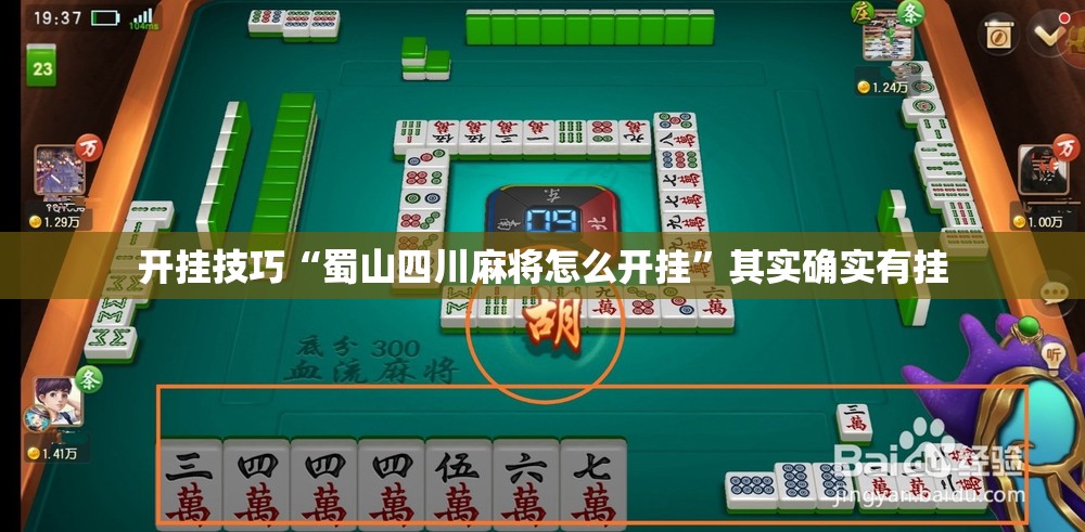 开挂技巧“蜀山四川麻将怎么开挂	”其实确实有挂