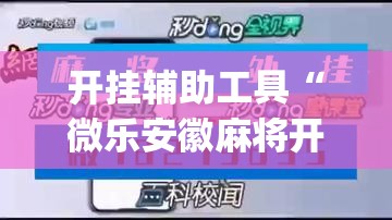 开挂辅助工具“微乐安徽麻将开挂神器下载”(透视挂)辅助下载教程