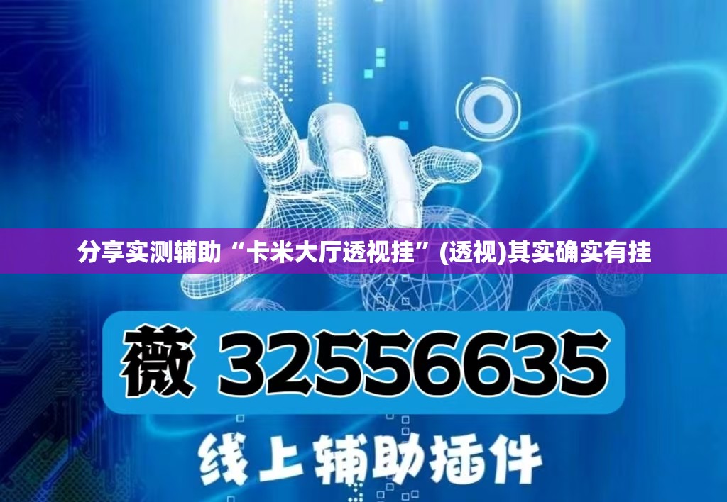 分享实测辅助“卡米大厅透视挂	”(透视)其实确实有挂