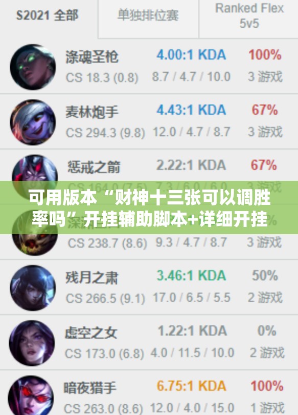 可用版本“财神十三张可以调胜率吗	”开挂辅助脚本+详细开挂安装教程