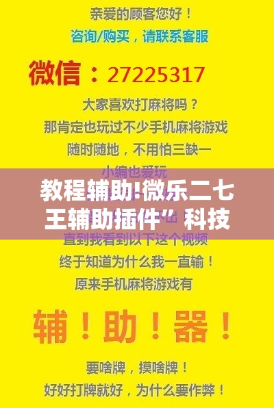 教程辅助!微乐二七王辅助插件”科技辅助神器手机版