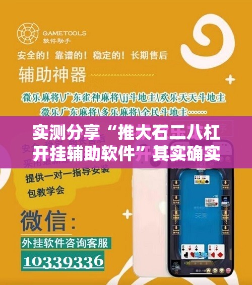 实测分享“推大石二八杠开挂辅助软件	”其实确实有挂