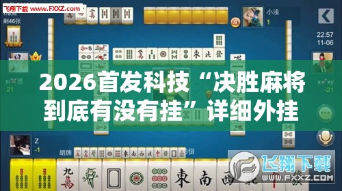 2026首发科技“决胜麻将到底有没有挂”详细外挂透视辅助软件教程
