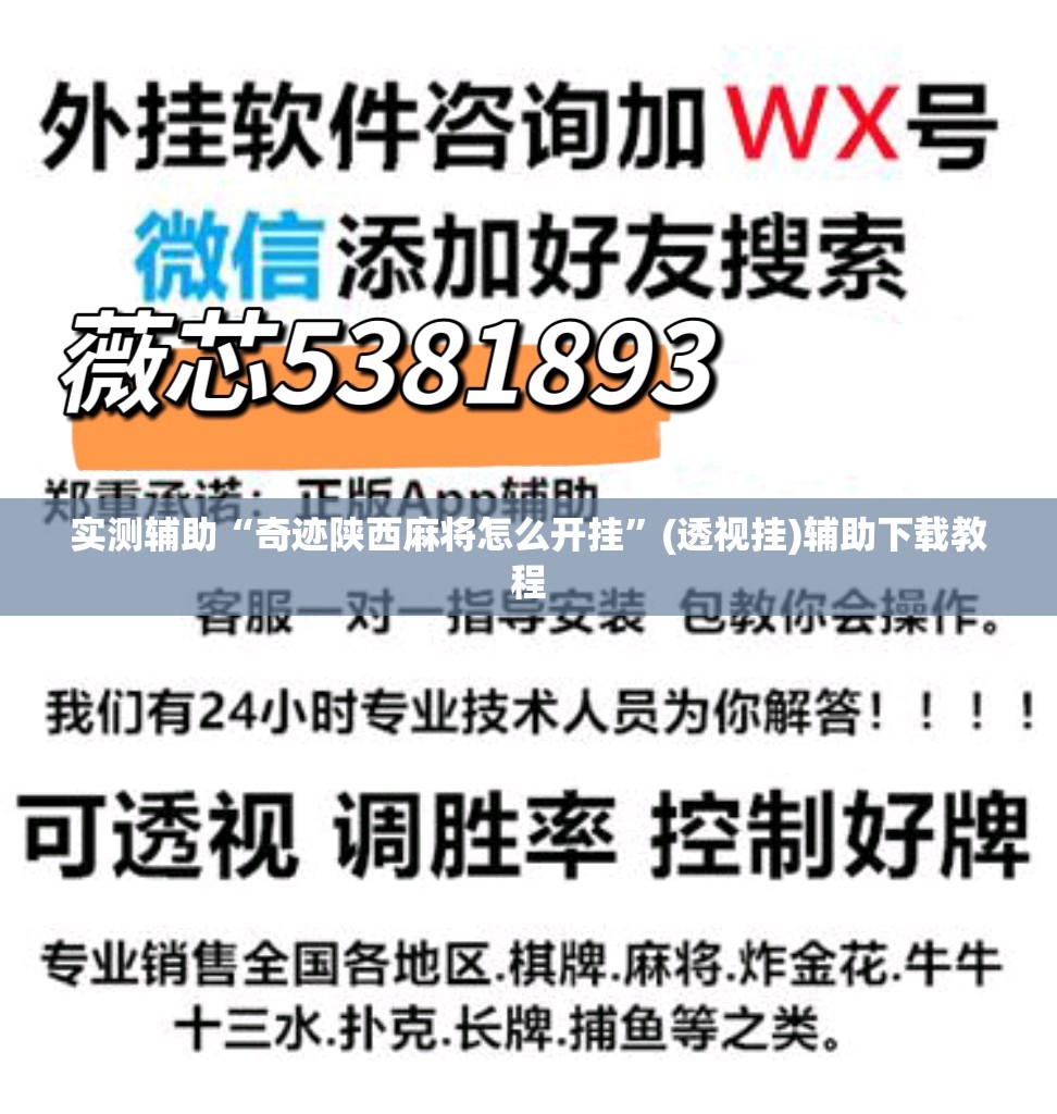 实测辅助“奇迹陕西麻将怎么开挂”(透视挂)辅助下载教程
