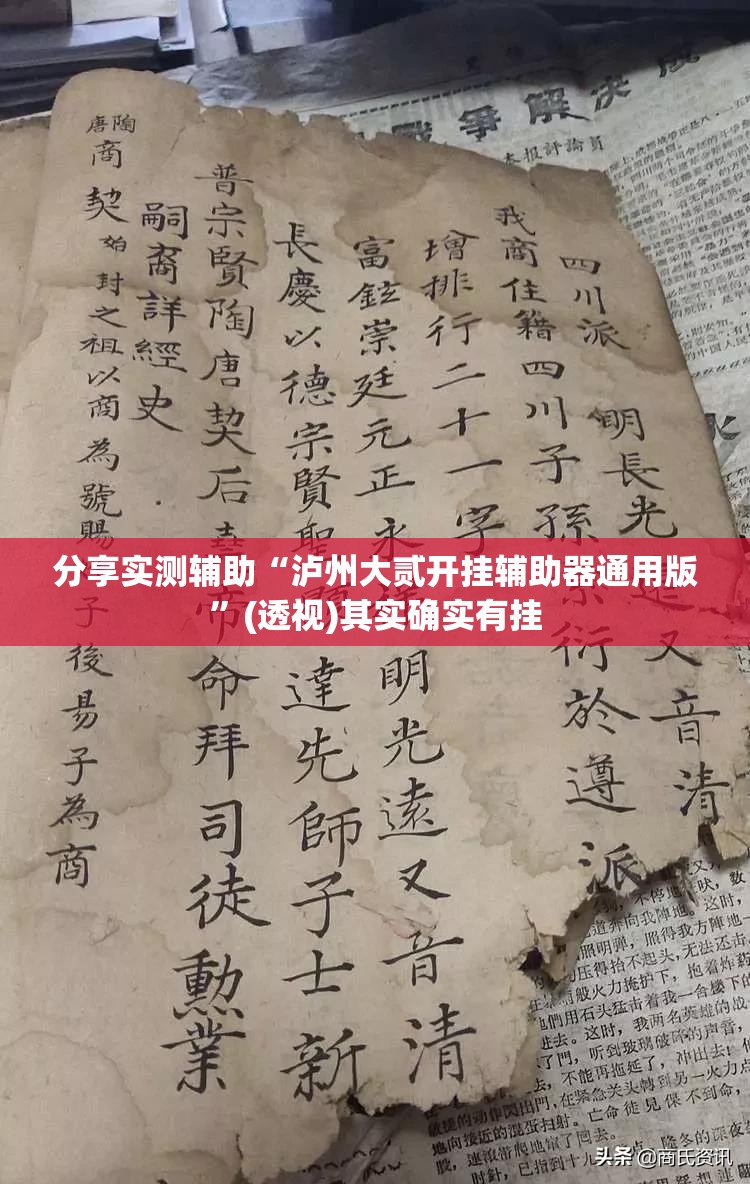 分享实测辅助“泸州大贰开挂辅助器通用版	”(透视)其实确实有挂