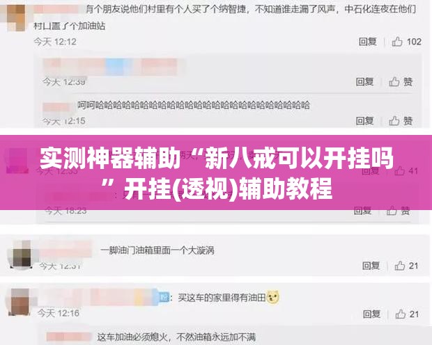 实测神器辅助“新八戒可以开挂吗”开挂(透视)辅助教程