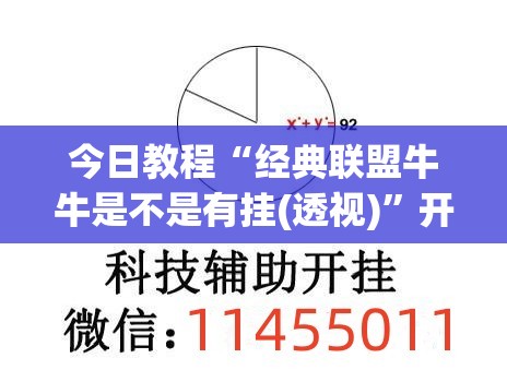 今日教程“经典联盟牛牛是不是有挂(透视)”开挂辅助脚本+详细开挂安装教程