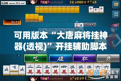 可用版本“大唐麻将挂神器(透视)”开挂辅助脚本+详细开挂安装教程