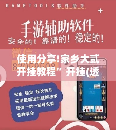 使用分享!家乡大贰开挂教程”开挂(透视)辅助教程