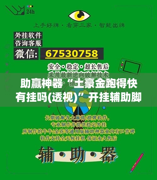 助赢神器“土豪金跑得快有挂吗(透视)”开挂辅助脚本+详细开挂安装教程