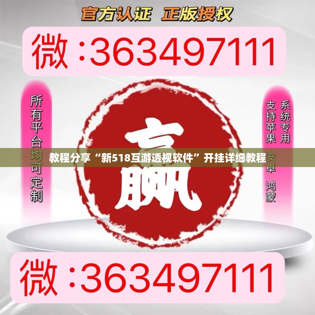 教程分享“新518互游透视软件”开挂详细教程