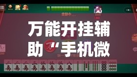 万能开挂辅助“手机微乐麻将怎么控制输赢”详细外挂透视辅助软件教程