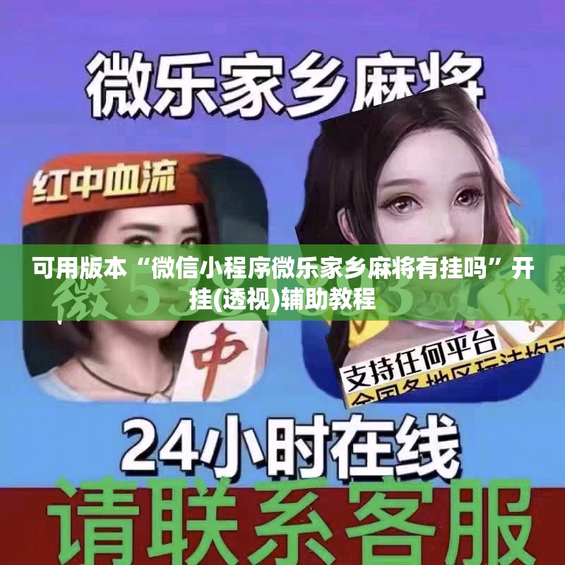 可用版本“微信小程序微乐家乡麻将有挂吗”开挂(透视)辅助教程