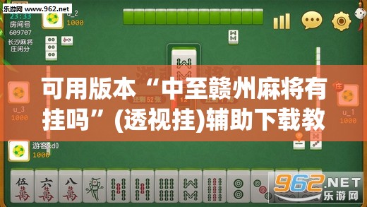 可用版本“中至赣州麻将有挂吗”(透视挂)辅助下载教程