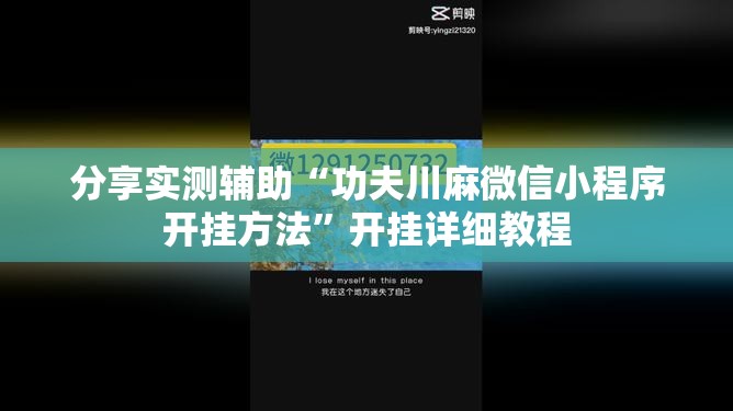 分享实测辅助“功夫川麻微信小程序开挂方法	”开挂详细教程