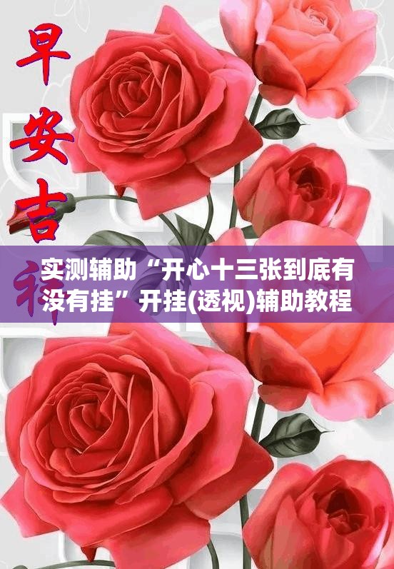 实测辅助“开心十三张到底有没有挂”开挂(透视)辅助教程
