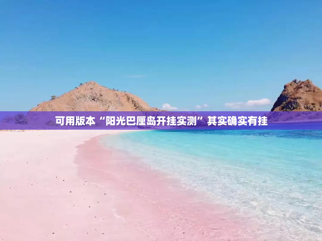 可用版本“阳光巴厘岛开挂实测”其实确实有挂