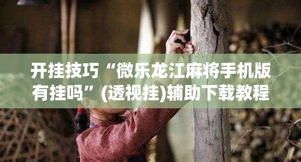 开挂技巧“微乐龙江麻将手机版有挂吗”(透视挂)辅助下载教程