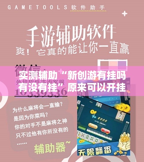 实测辅助“新创游有挂吗有没有挂”原来可以开挂