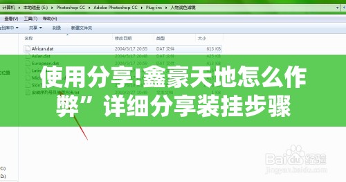 使用分享!鑫豪天地怎么作弊”详细分享装挂步骤