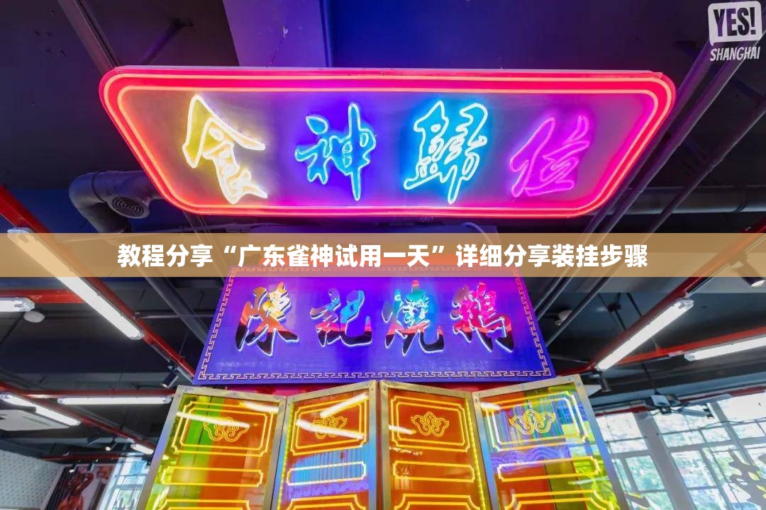 教程分享“广东雀神试用一天”详细分享装挂步骤