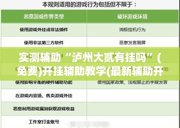 实测辅助“泸州大贰有挂吗”(免费)开挂辅助教学(最新辅助开挂教程)