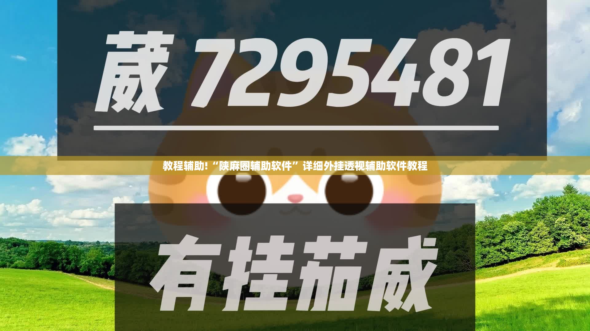 教程辅助!“陕麻圈辅助软件”详细外挂透视辅助软件教程