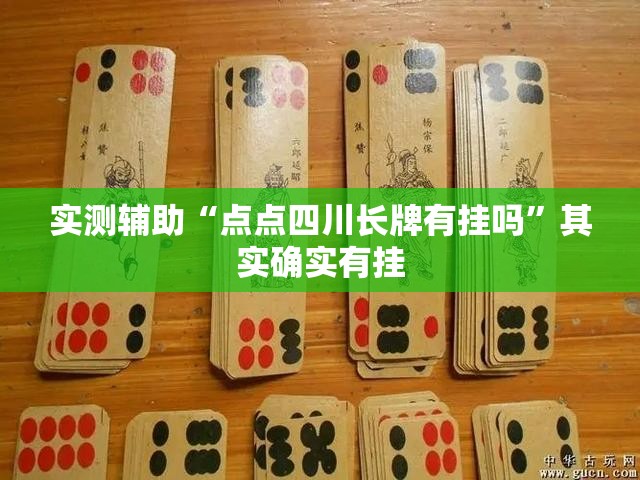 实测辅助“点点四川长牌有挂吗”其实确实有挂