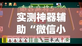 实测神器辅助“微信小程序微乐湖北麻将万能开挂神器”其实确实有挂