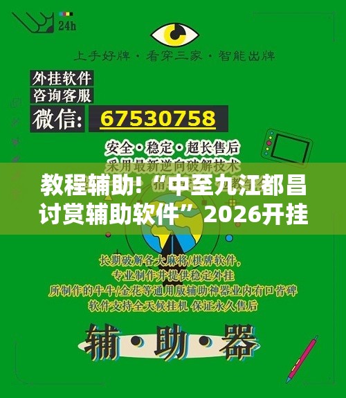 教程辅助!“中至九江都昌讨赏辅助软件”2026开挂教程步骤